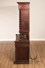 French Renaissance Revival Carved Oak Buffet
