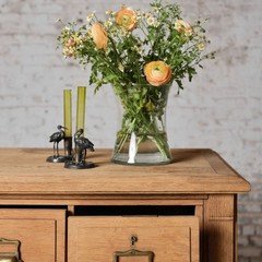 Late 19th Century French Oak Bank Office Filing Cabinet