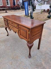 Grand American Walnut Huntboard by Caro Craft 20thc