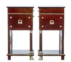 IMPRESSIVE 19TH CENTURY FRENCH EMPIRE REVIVAL 5 PIECE BEDROOM SUITE