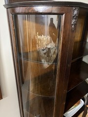 Larkin Soap Co. Curio Cabinet Factory No. 12 Wood/Glass 1 Right Door Shelves