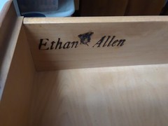 Vintage furniture – Ethan Allen Custom Room Plan maple cabinet suite (1950’s)