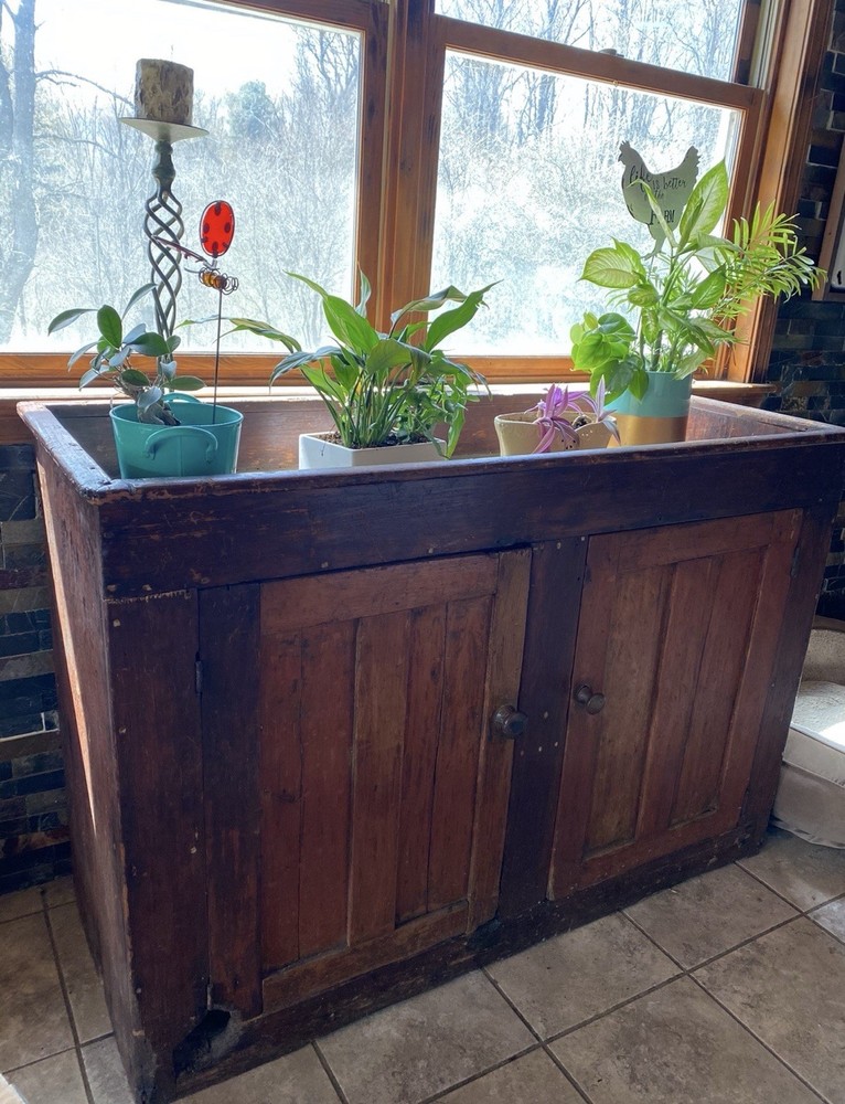 1800’s PRIMITIVE ANTIQUE DRYSINK