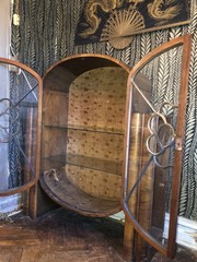 Vintage 1930s Art Deco China Vitrine Cabinet