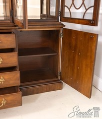 68209: HENREDON Rittenhouse Square Mahogany Breakfront China Cabinet