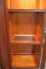 Ethan Allen Newport Collection Mahogany Bookcase China Cabinet Breakfront