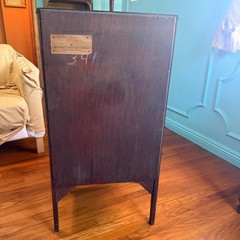 Mechanics Furniture Co Antique Music Cabinet Barker Bros 1904 Dark Wood Good