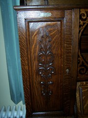 ANTIUQE OAK DENTAL CABINET