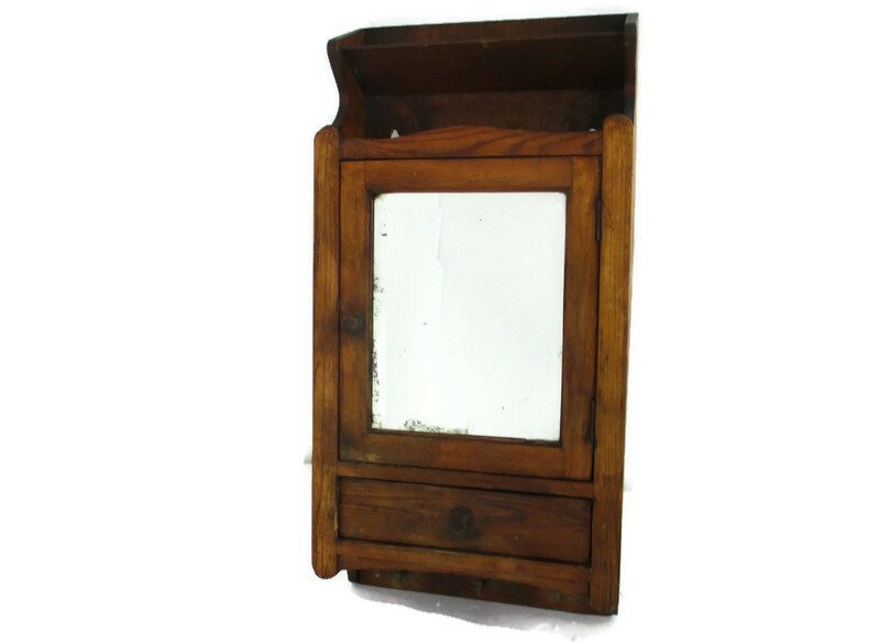 Kitchen Medicine Apothecary Apothecary Bathroom Cabinet Letterbox Beveled Glass