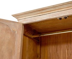 ENGLISH MADE SOLID OAK HOUSEKEEPERS CUPBOARD
