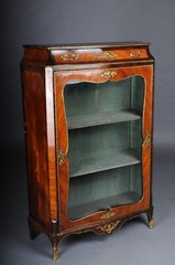French Decorative Louis-Xv Cabinet IN Louis-Xv-Stil Signed Paris Um 1860