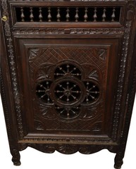 Antique French Brittany Cabinet from 1890, Chestnut Wood