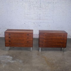 Scandinavian Mod Rosewood Cabinets Rud Thygesen & Johnny Sorensen for HG a Pair