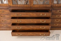 68209: HENREDON Rittenhouse Square Mahogany Breakfront China Cabinet