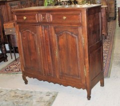French Antique Oak Tall Sideboard Cabinet Circa 1800 | Dining Room Furniture