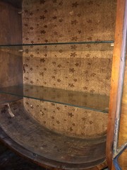 Vintage 1930s Art Deco China Vitrine Cabinet