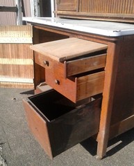 Antique Oak Tippecanoe Kitchen Cabinet Tipp City Ohio Rare Model 1920s