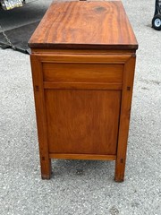 Antique chinese cypress wood hall cabinet console Table Server Country