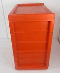 Vintage Hard Plastic Space Age Chest of Drawers Storage Unit Meurop Emont HTF