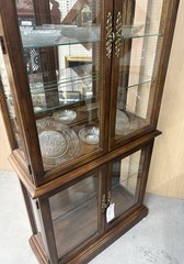 66438 Maple American Furniture Curio China Cabinet