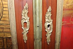 Extremely Rare Pair of Large Scale Signed Maison Jansen Chinoiserie Buffets