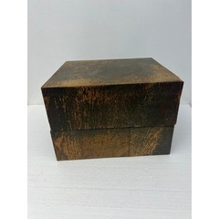 Vintage Green Wood 3 Drawer File Cabinet Rustic Industrial Storage Card Catalog