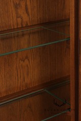 Lane ‘Pueblo’ Brutalist Oak China Cabinet