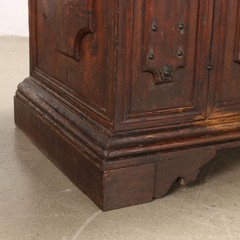 Antique Baroque Cupboard Walnut Italy XVIII Century