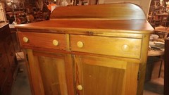 Antique Pie Safe – Early made Pine Wood – Punched Tin – Beautiful