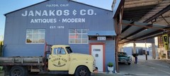 Vintage Industrial / Commercial Fixture Paintbrush Point of Sale Cabinet Art