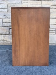 Mid Century Modern Ethan Allen Baumritter Birchcraft 32” Cane Door Cabinet