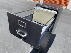 Vintage McDowell And Craig Industrial Metal File Cabinet