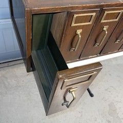 Antique 6 Drawer Filing Cabinet