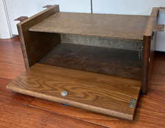 Rare Breadbox Vtg Under Cabinet Mount Space Saver Wooden MCM