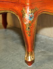 STUNNING 1920’S VINTAGE CHINESE CHINOISERIE GEISHA GIRLS LACQUER SIDE CABINET