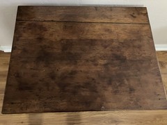 Antique 1800’s Refinished Clark’s Oak Advertising Spool Cabinet with 6 Drawers