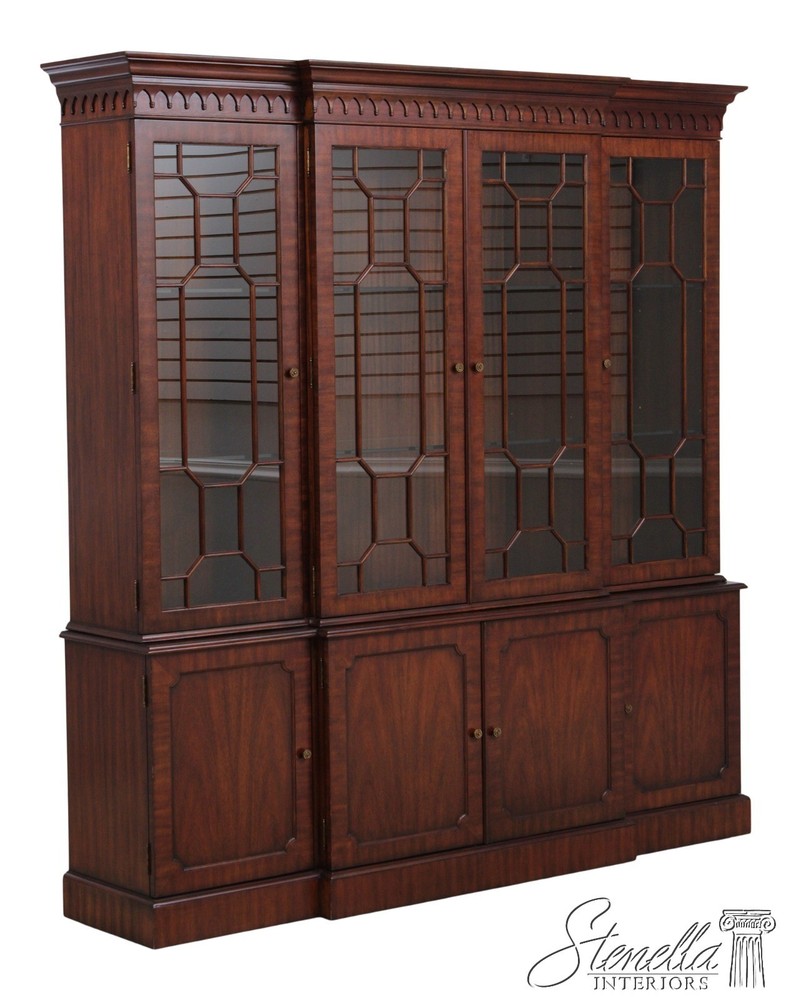 72932: MAITLAND SMITH Mahogany Georgian Style Breakfront