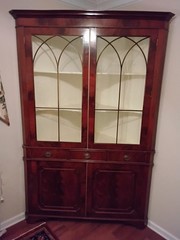 Vintage Corner Cabinet