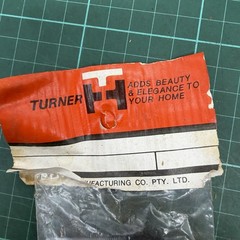 Turner Drawer Cupboard Handle Black Vintage 1950-1960 Retro Brand New in Packet