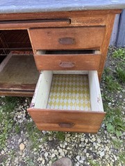 Antique Hooser Cabinet Kitchen Cabinet 67”x40”x24” Local Pick Up
