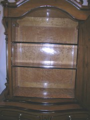 ANTIQUE ENGLISH MIRRORED CABINET