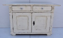 Antique Painted Pine Water Cupboard