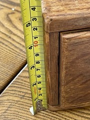 H P POPE Stationers Birmingham Vintage Oak Index Card Filing Drawer Cabinet Unit