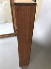 Music Gramophone record player wood hanging wall curio box