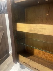 Antique Friedel Towel Supply Cabinet (Medicine Cabinet)