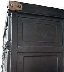 1920s French Steel Apothecary Style Industrial Strafor Cabinet