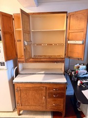 Antique Hoosier Kitchen Cabinet c. 1920