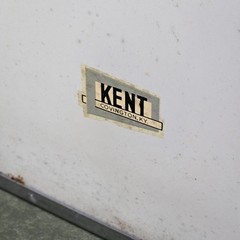 Vintage Kent Metal Medicine Cabinet Chrome Mirror 14×20 Recessed Art Deco