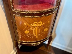 Antique Louis XVI French Corner Curio Cabinet
