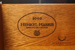 Henkel Harris Chippendale Style Mahogany China Cabinet Breakfront